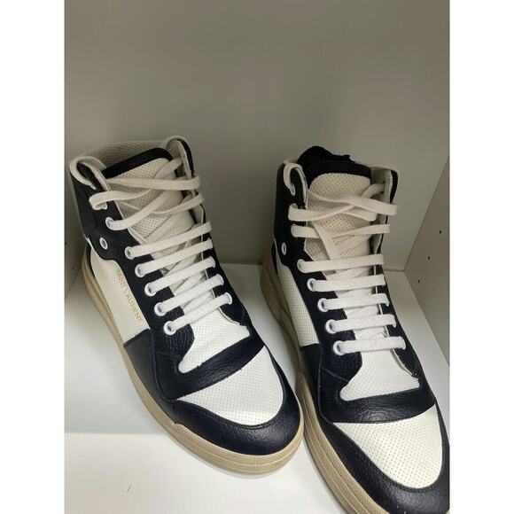 Balenciaga Black & White High-Top Sneakers - Size 40.5 - Picture 5 of 5